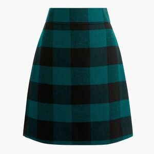 J.Crew Factory Wool-blend A-line mini skirt NWT Size 18